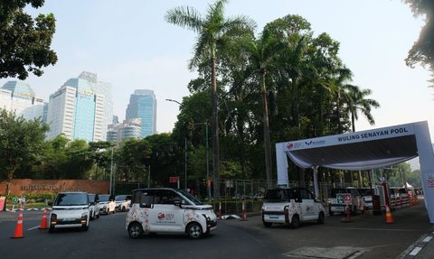 Wuling Air ev Jadi Mobillitas Resmi Delegasi 22 Negara di KTT ASEAN Jakarta 2023