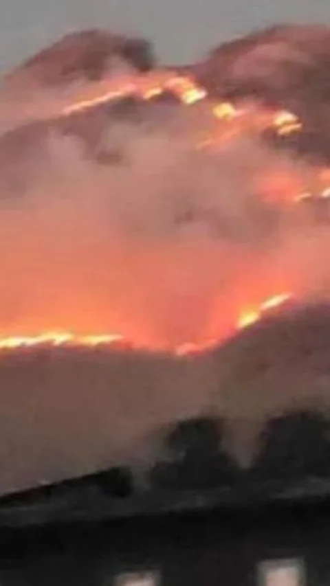 Gunung Sumbing Terbakar Hebat, Ganjar Minta Bantuan Helikopter ke BNPB<br>