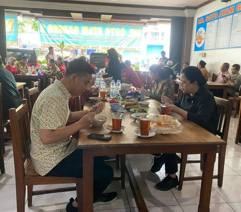 Puan Pamer Keakraban Bersama Gibran Makan Soto di Solo