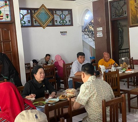 Puan Pamer Keakraban Bersama Gibran Makan Soto di Solo