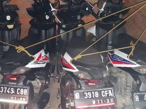 Polisi Temukan 10 Motor Curian di Rancabungur Bogor, Ini Nomor Rangka dan Mesinnya