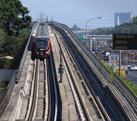 FOTO: Tarif Baru LRT Jabodebek Berlaku Mulai 1 Oktober, Rute Terjauh Rp20 Ribu