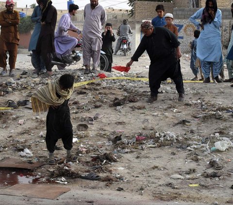 FOTO: Duka Perayaan Maulid Nabi di Pakistan, 52 Tewas Usai Serangan Bom Bunuh Diri