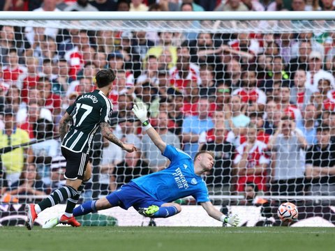 FOTO: Menit-Menit Terakhir Arsenal Bungkam Manchester United di Injury Time Ciptakan Skor Dramatis 3-1