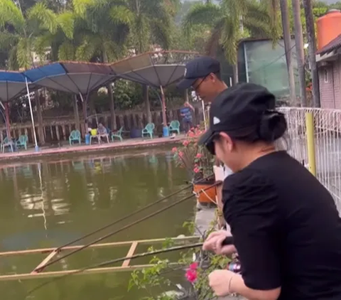 Moments of Prilly Latuconsina Fishing Monster Fish, Muscle Showdown for 20 Minutes until Hands Turn Red