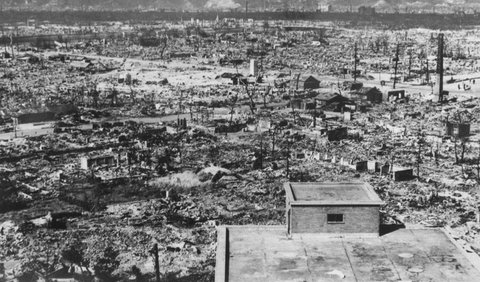 Foto: Hiroshima & Nagasaki usai dibom nuklir