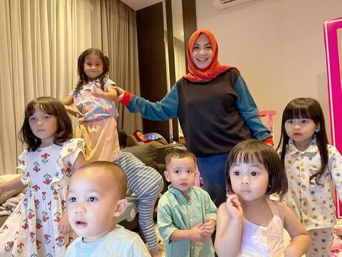 Momen Keseruan Ultah ke-5 Ansara Anak Caca Tengker, Penampilan Nagita Slavina Malah Bikin Salfok