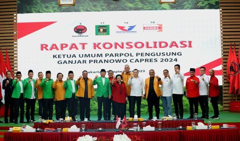 Rapat Konsolidasi untuk pemenangan Ganjar Pranowo sebagai Calon Presiden 2024 selesai.