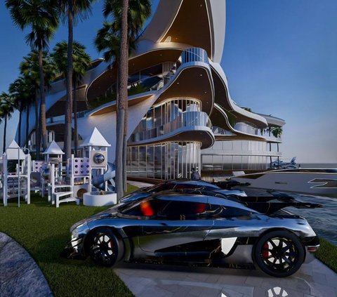 Portrait of Lionel Messi's Super Luxury House in Miami, Just Look at the Design Like in a Fantasy World