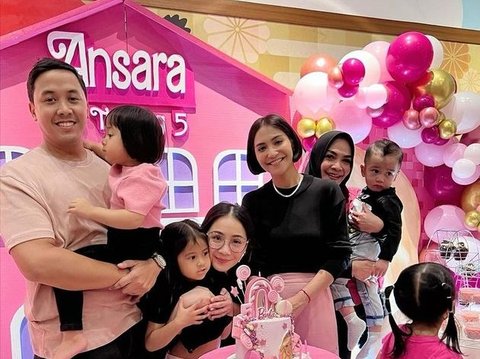 8 Foto Ulang Tahun Ansara Ke-5 Bertema Barbie, Dirayakan Bersama Keluarga