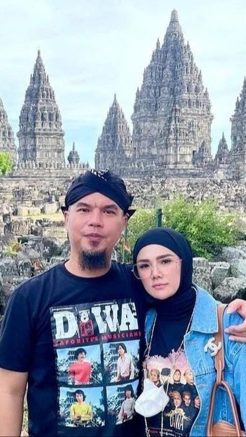 Momen Ahmad Dhani Cium Bibir Mulan Jameela, Tulis Status Romantis