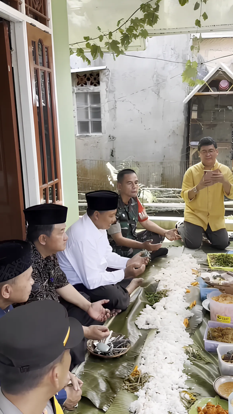 Momen Perpisahan Wagub Jabar Uu Ruzhanul Ulum, Botram Bareng Warga di Pedesaan Sukabumi