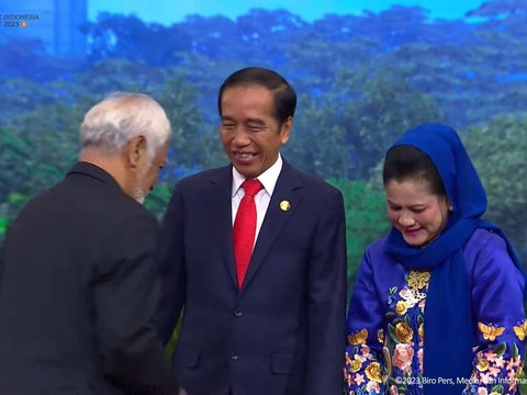 Timor-Leste PM Xanana Kisses Iriana's Hand at ASEAN 2023 Summit, Jokowi's Expression Becomes the Spotlight