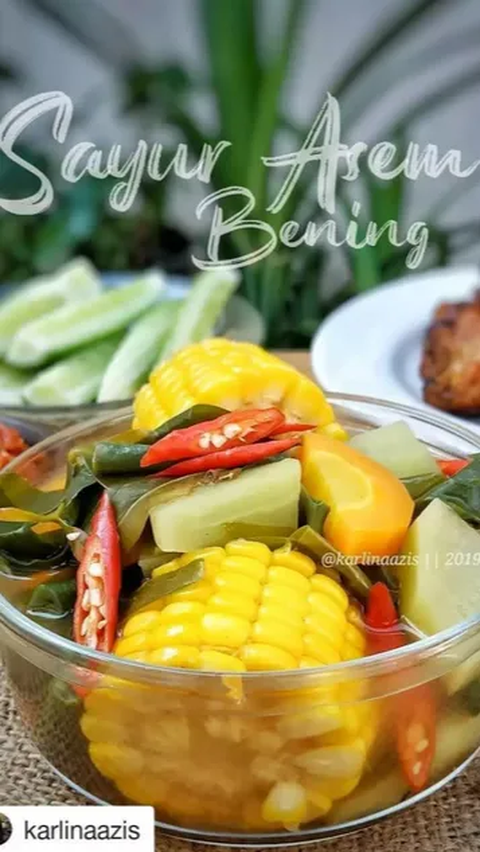 1. Resep Bumbu Sayur Asem Bening<br>