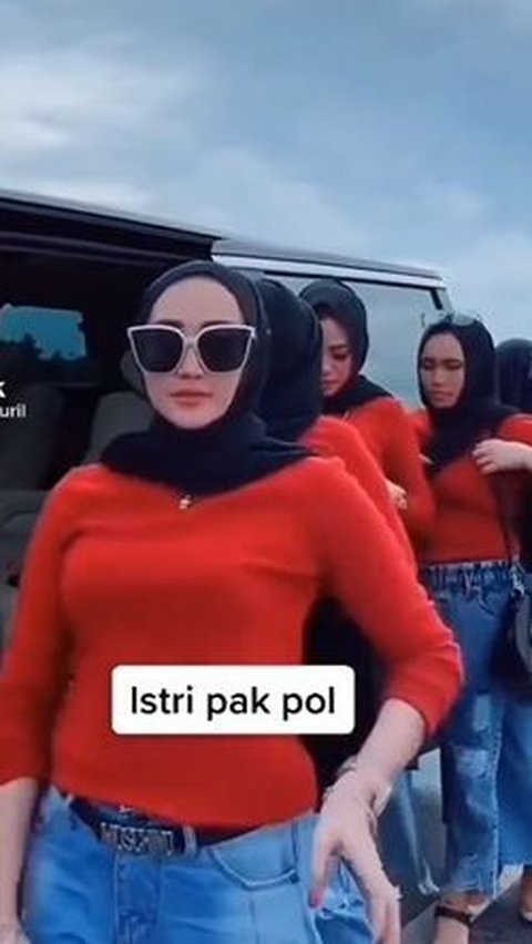 Heboh Emak-emak Cantik Healing Dikawal Patwal Netizen Sebut 'Lu Punya Uang Lu Punya Kuasa'