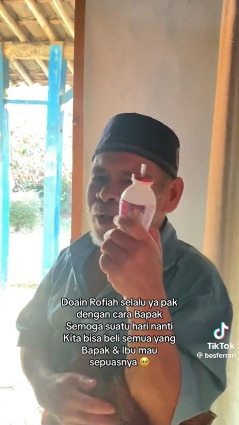 Aksi Seorang Ayah Usai Minum Susu Kemasan Botol Ini Bikin Gemas, Definisi Bahagia Itu Sederhana