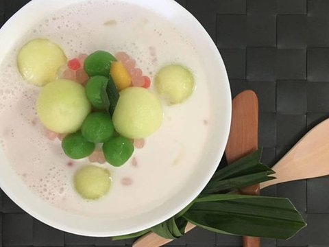 Resep Es Melon Sago Cream Cheese