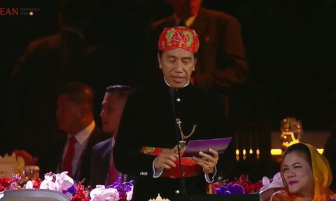 Jokowi di Gala Dinner KTT ASEAN: Mari Kita Nikmati Malam Ini dan Rayakan Kebersamaan