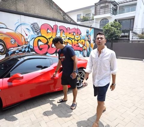 Gokil! Raffi Ahmad Pamer Ferarri Seharga Rp12 Miliar Milik Rayyanza ke Andre Taulany