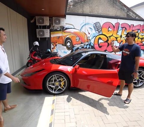 Gokil! Raffi Ahmad Pamer Ferarri Seharga Rp12 Miliar Milik Rayyanza ke Andre Taulany