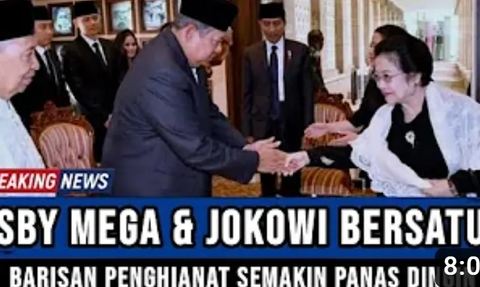 CEK FAKTA: Hoaks Video Terbongkarnya Rapat Rahasia Antara Jokowi, Megawati dan SBY