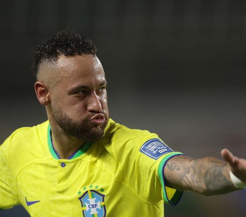 FOTO: Pecahkan Rekor Pele, Neymar Jadi Top Skor Sepanjang Masa Timnas Brasil