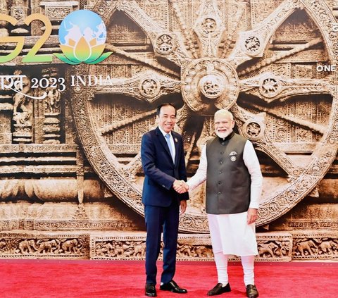 Hadiri KTT G20 India, Jokowi Disambut Langsung PM Narendra Modi