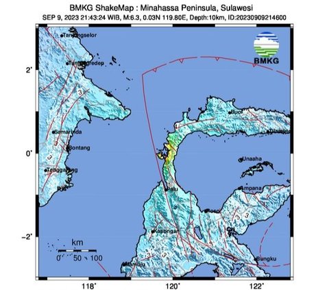 Donggala Sulteng 2 Kali Diguncang Gempa Magnitudo 6, Warga di Pantai Panik