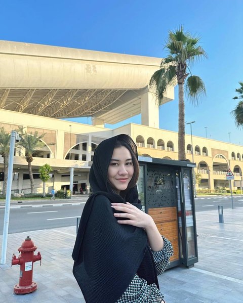 Menuai Cibiran Sejak Berangkat,Ini  Potret Aaliyah Massaid  Liburan di Dubai Sebelum Umrah - Tampil Cantik Bak Warga Lokal