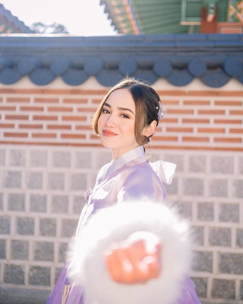 Liburan di Korea Selatan, ini Deretan Foto Cantik Syifa Hadju Pakai Hanbok Bak Bidadari