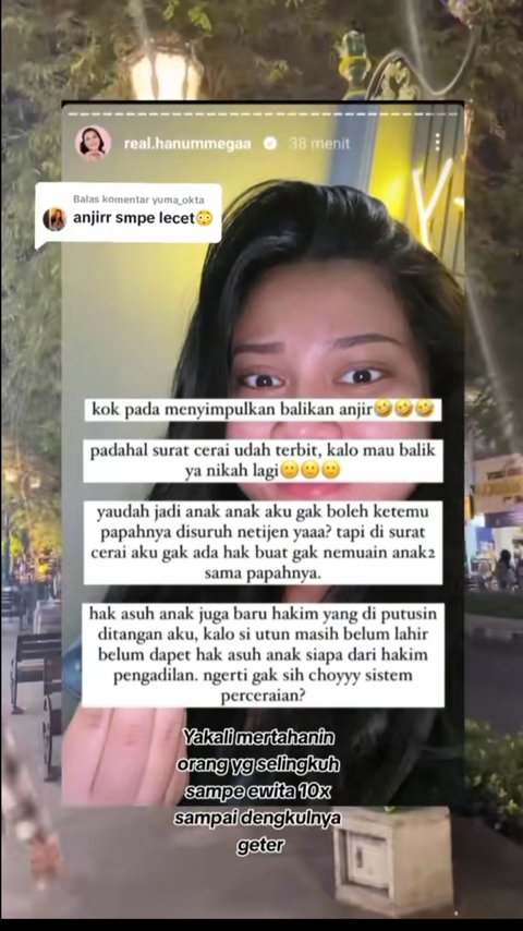 Pamer Olahraga Bareng Mantan Suami, Hanum Mega Rujuk?