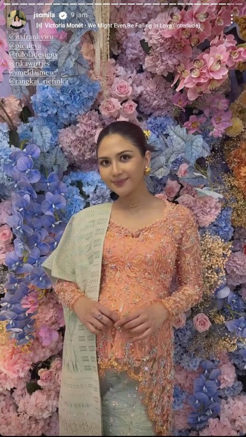 Potret Cantik & Anggunnya Jessica Mila Jalani Prosesi Adat Batak Mambosuri, Pakai Kebaya Warna Lembut