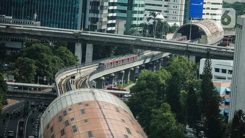 FOTO: Target Tahun 2024, 69.000 Penumpang per Hari Akan Padati LRT Jabodebek