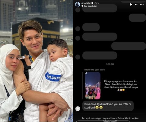 Intip Keseruan Lesti Kejora & Rizky Billar Ajak Baby L Nonton Klub Cristiano Ronaldo dan Lionel Messi Tanding