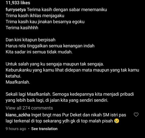 Dikenal Adem Ayem, Begini Perjalanan Cinta Furry Setya dan Dwinda Ratna yang Telah Resmi Bercerai