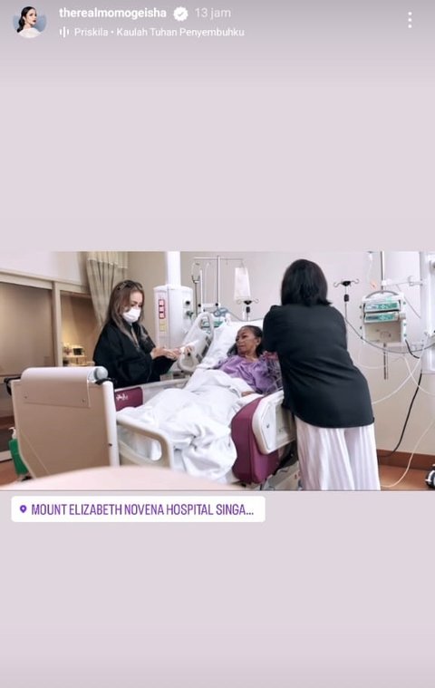 Tuai Banyak Pujian, Potret Momo Eks Geisha Rawat Sang Ibunda di Rumah Sakit Singapura, Sempat Masuk ICU