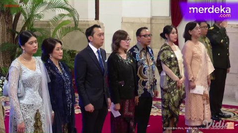 Cantik & Anggun Berkebaya, Potret Annisa Pohan Bareng Putri Cantiknya Temani AHY saat Dilantik Jadi Menteri ATR/BPN