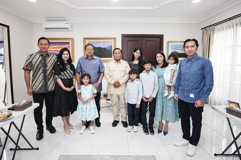 Cantik & Anggun Berkebaya, Potret Annisa Pohan Bareng Putri Cantiknya Temani AHY saat Dilantik Jadi Menteri ATR/BPN