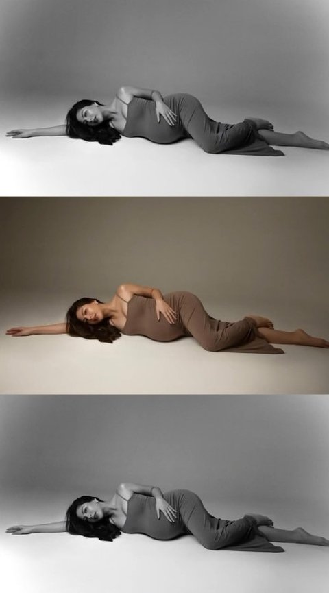 Itulah momen indah Jessica Mila dan Yakup Hasibuan dalam maternity shoot.