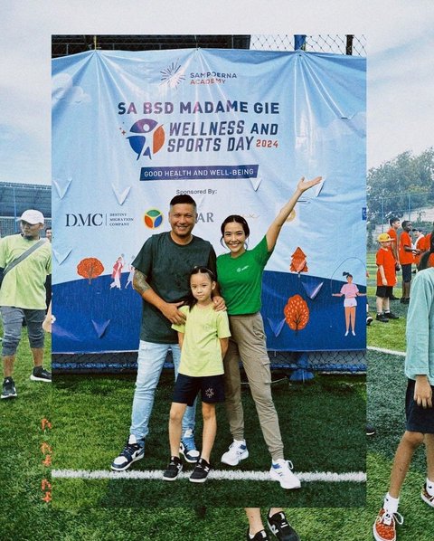 Selalu Harmonis Meski Sudah Lama Bercerai, Begini Kompaknya Gading Marten dan Gisella Anastasia Temani Gempi saat Sports Day