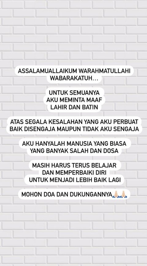 Pernyataan tentang mengaji menimbulkan pro dan kontra, Kartika mengungkap permintaan maaf dan menerima kritik