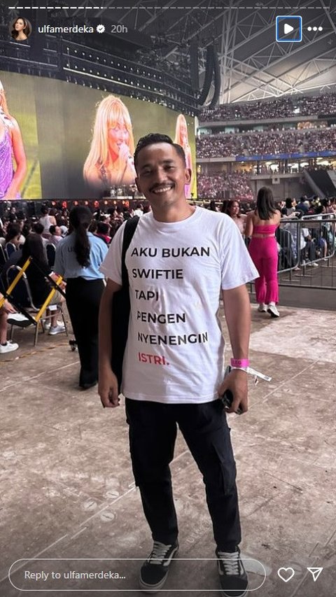 Bikin Heboh Netizen, Berikut Ini 8 Potret Bapak-Bapak Pakai Kaos Unik di Konser Taylor Swift