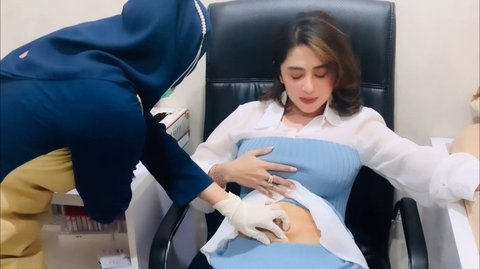 Dewi Perssik Jalani Prosedur Pembekuan Sel Telur dan Suntik Hormon Persiapan Nikah, Ini Potretnya