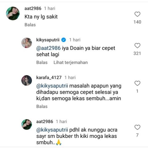 Momen Kiky Saputri Umumkan Alami Keguguran di Usia Kehamilan 10 Minggu & Ovarium Kiri Diangkat