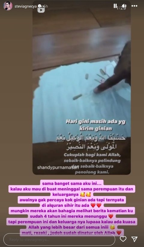 Pengakuan Stevie Agnecya Sebelum Meninggal Dunia, Ngaku Sempat Kena Santet Selama 4 Tahun