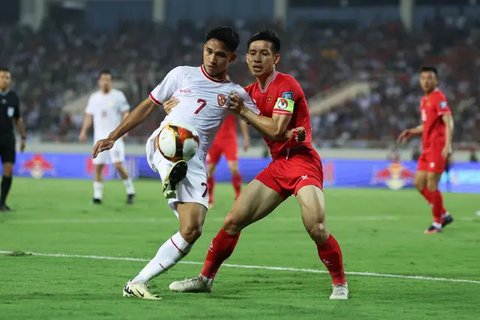 FOTO: Momen Timnas Indonesia Bantai Vietnam 3-0 dan Akhiri Kutukan 20 Tahun di Stadion Hanoi