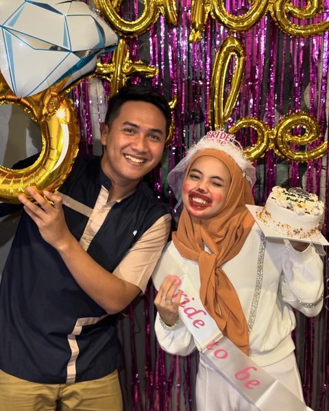 Potret Keseruan Bridal Shower Putri Isnari, Gemas Wajah Didandani Cemong tapi Tetap Cantik dan Bahagia