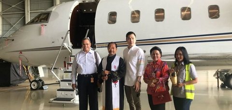 Selain Mobil Ferrari, Potret Mewah Pesawat Jet Pribadi Harvey Moeis Suami Sandra Dewi Hadiah Untuk Sang Putra