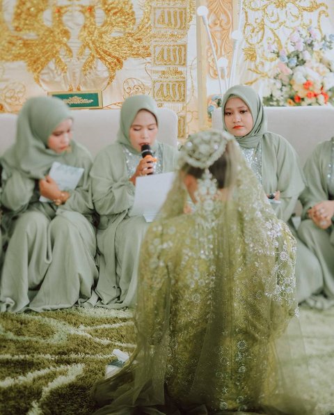 Cantiknya Putri Isnari di Acara Pengajian Pra Nikah, Pakai Baju Serba Hijau yang Anggun dan Elegan