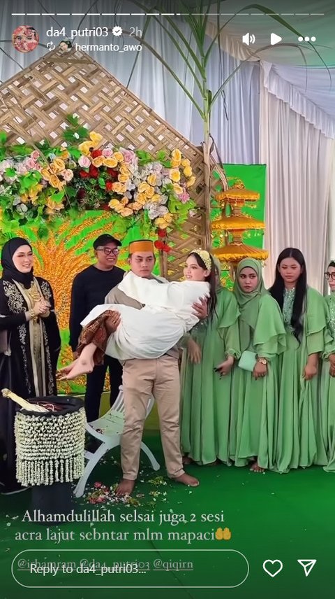 Cantiknya Putri Isnari di Acara Pengajian Pra Nikah, Pakai Baju Serba Hijau yang Anggun dan Elegan